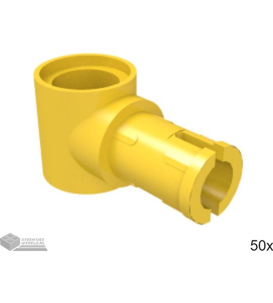 50x LEGO 15100 Technic pin Geel, 50 stuks