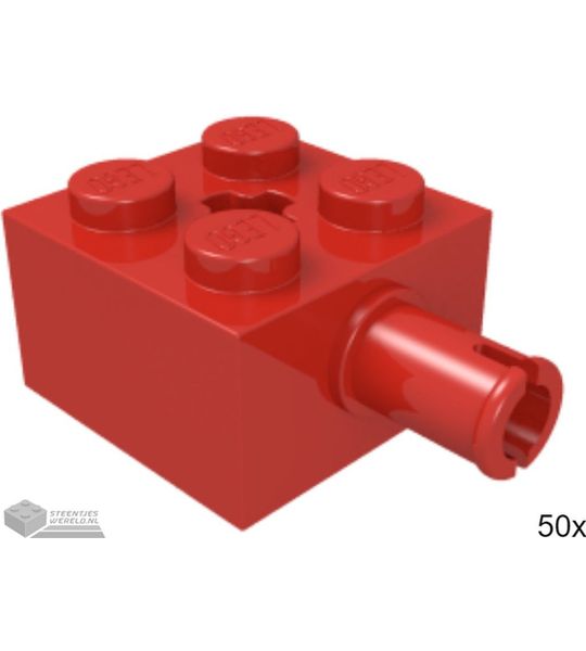 50x LEGO 6232 Rood, 50 stuks