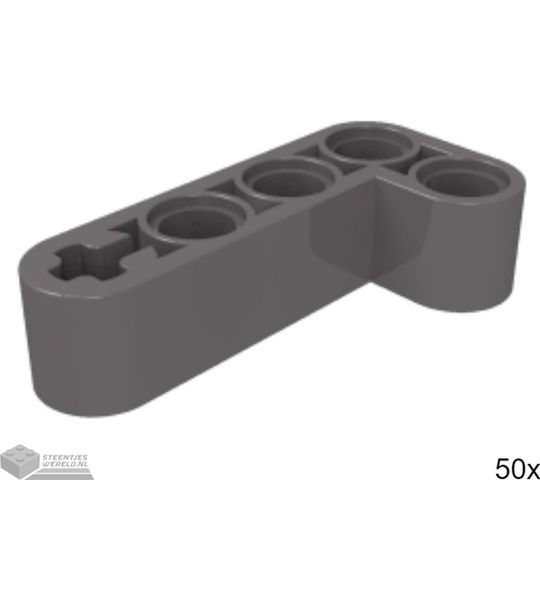 50x LEGO 32140 Technic arm Donker blauwgrijs, 50 stuks