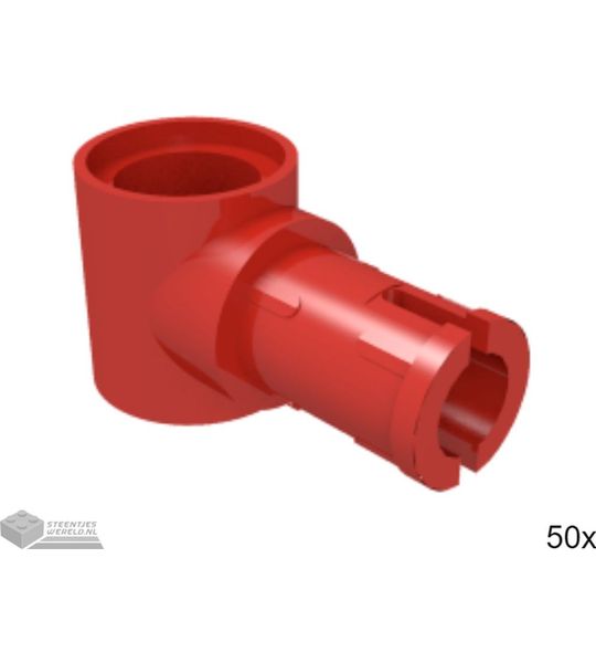 50x LEGO 15100 Technic pin Rood, 50 stuks