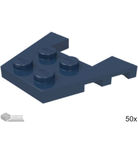 50x LEGO 48183 Donkerblauw, 50 stuks