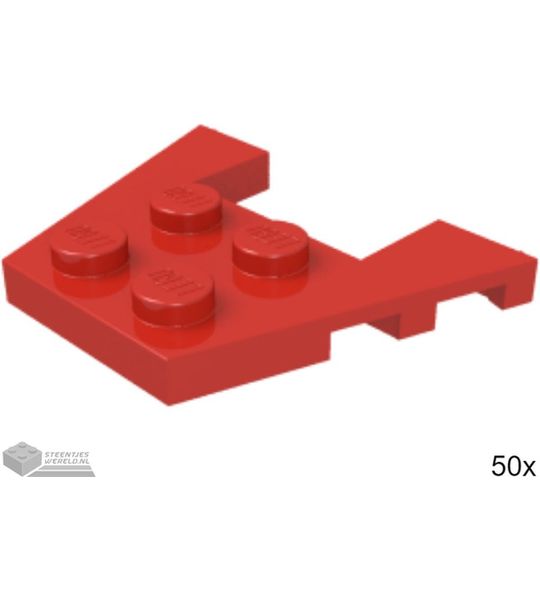 50x LEGO 48183 Rood, 50 stuks
