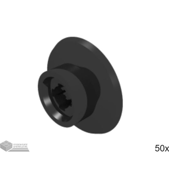 50x LEGO 50254 Zwart, 50 stuks