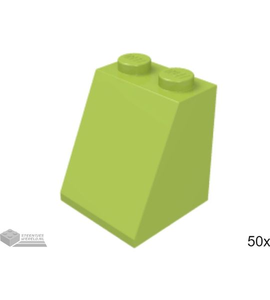 50x LEGO 3678b Lime, 50 stuks