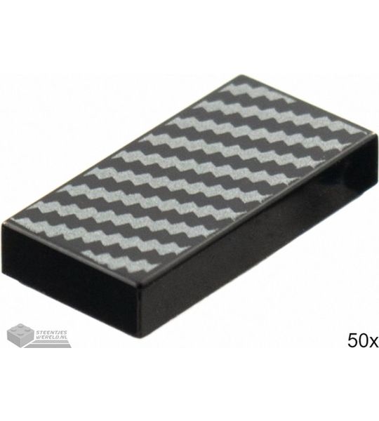 50x LEGO 3069bpb0806 Zwart, 50 stuks