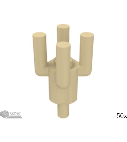 50x LEGO 2566 Tan, 50 stuks