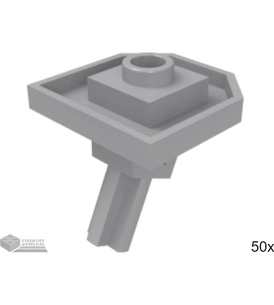 50x LEGO 47474 Licht blauwgrijs, 50 stuks