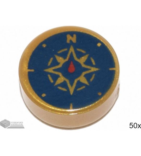 50x LEGO 98138pb045 Parelgoud, 50 stuks