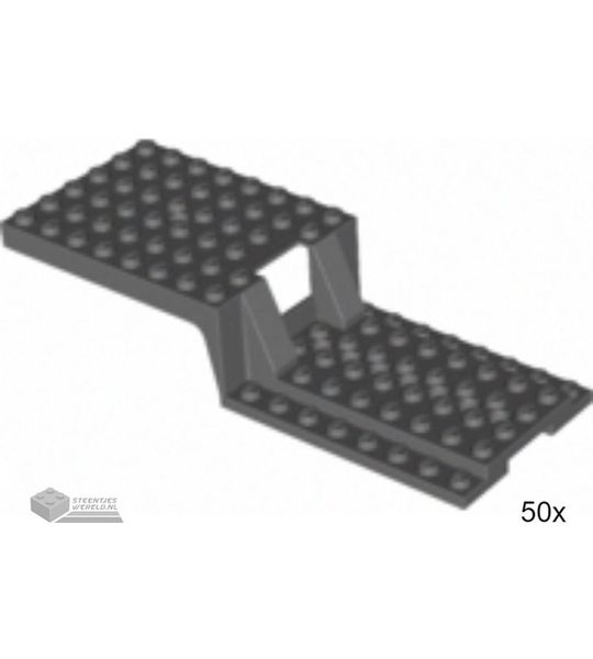 50x LEGO 64954 Donker blauwgrijs, 50 stuks