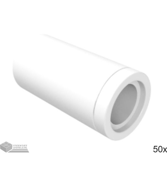 50x LEGO 75535 Technic connector Wit, 50 stuks