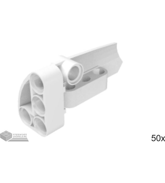 50x LEGO 64391 Technic paneel Wit, 50 stuks