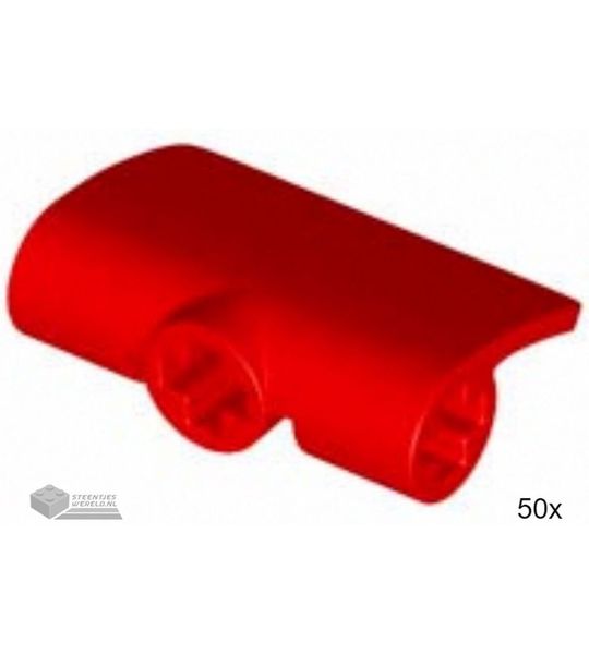 50x LEGO 71682 Technic paneel Rood, 50 stuks
