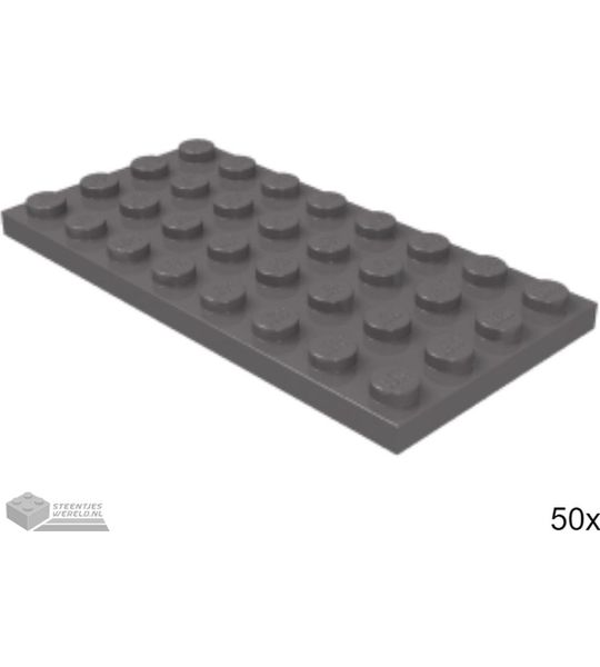 50x LEGO 3035 Donker blauwgrijs, 50 stuks