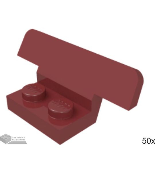50x LEGO 30925 Donkerrood, 50 stuks