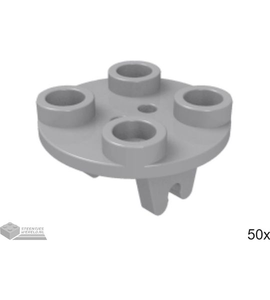 50x LEGO 2655 Licht blauwgrijs, 50 stuks