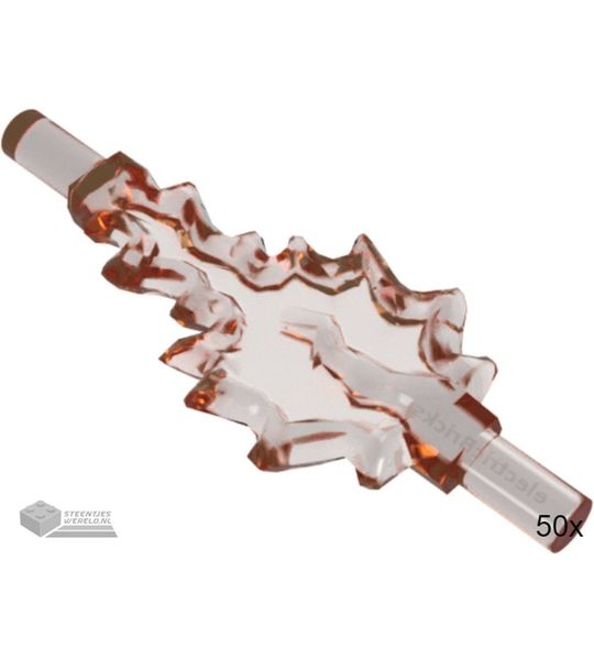 50x LEGO 35032b Doorzichtig oranje, 50 stuks