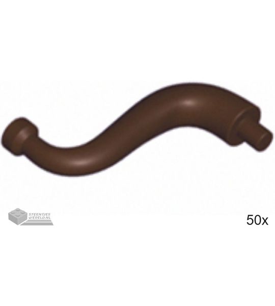 50x LEGO 43892 Donkerbruin, 50 stuks
