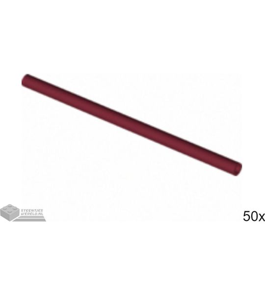 50x LEGO 75c08 Donkerrood, 50 stuks