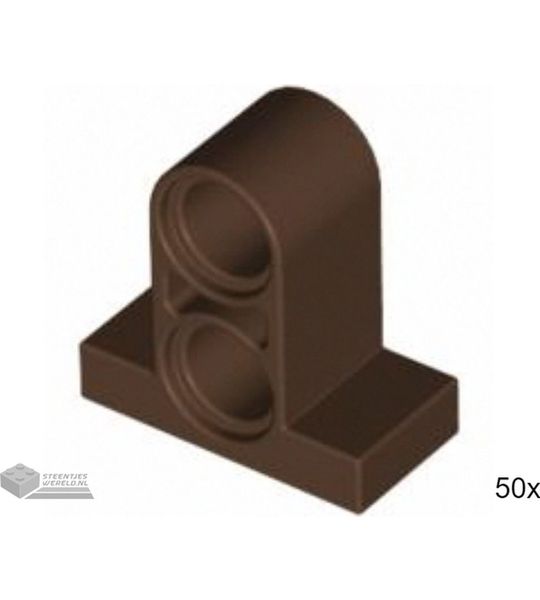 50x LEGO 32530 Technic connector Bruin, 50 stuks