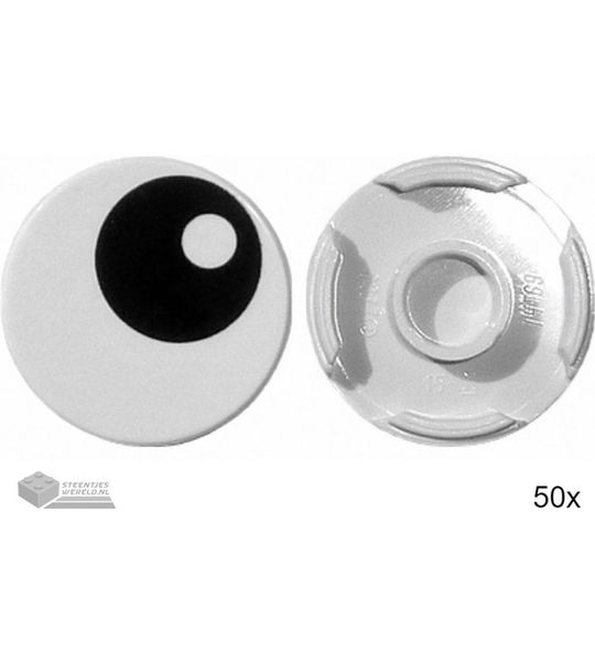 50x LEGO 14769pb004 Wit, 50 stuks