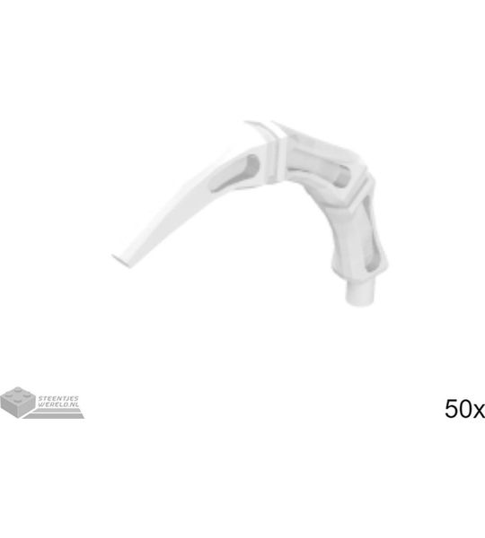 50x LEGO 15064 Wit, 50 stuks