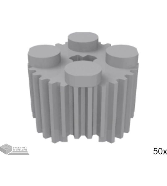 50x LEGO 92947 Licht blauwgrijs, 50 stuks