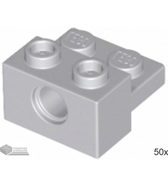 50x LEGO 73109 Technic steen Licht blauwgrijs, 50 stuks