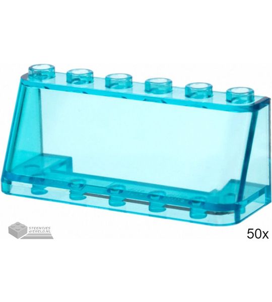 50x LEGO 4176 Doorzichtig lichtblauw, 50 stuks