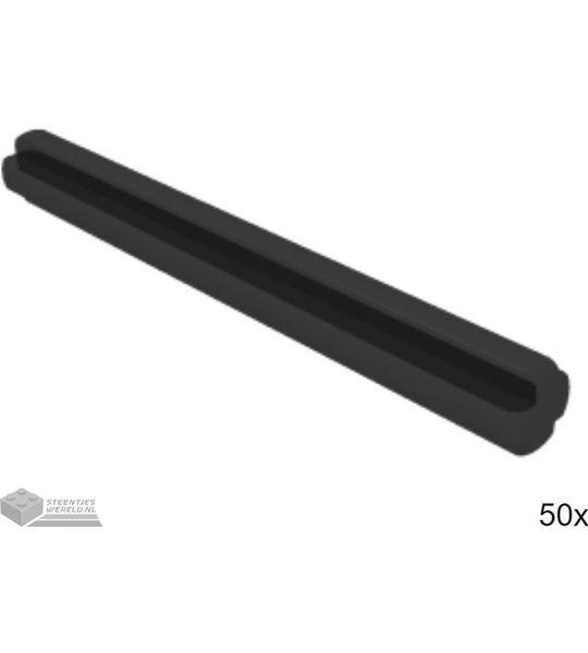 50x LEGO 32073 Technic as Zwart, 50 stuks