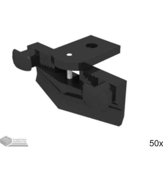 50x LEGO 64415c01 Zwart, 50 stuks