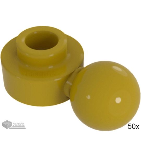 50x LEGO 3614a Geel, 50 stuks