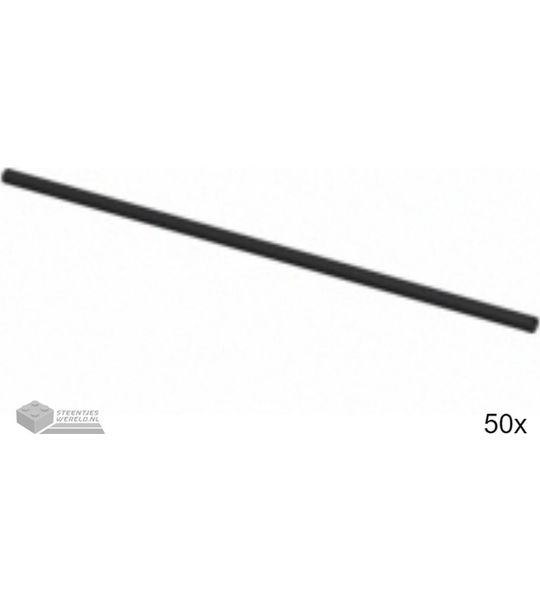 50x LEGO 75c16 Zwart, 50 stuks