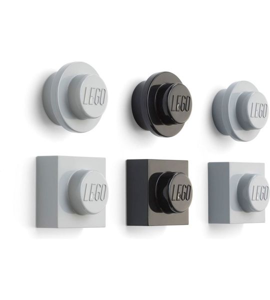 Lego - Magnet Set -Grey & Black