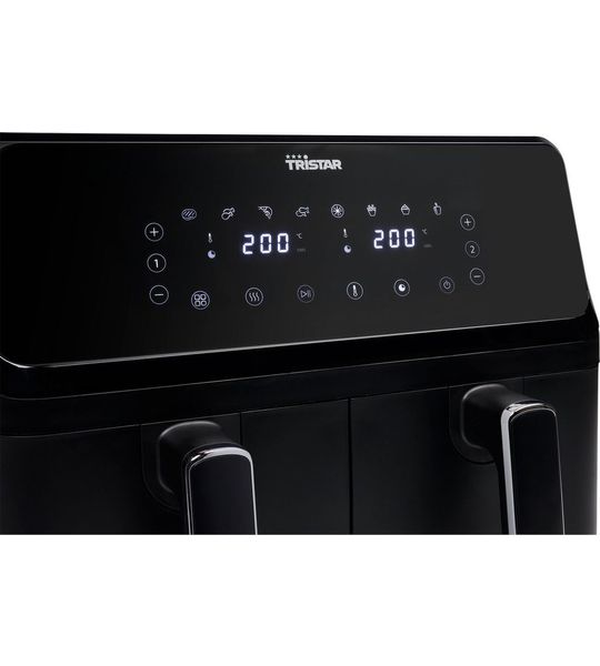 Ufesa Magnum Heteluchtfriteuse Van 23L, Dubbele Verwarmingselementen Energiezuinig 8 Programmas Spit 1800w Digitale Bediening Temperatuur 230oc 6 Inbegrepen Accessoires Metalen Behuizing