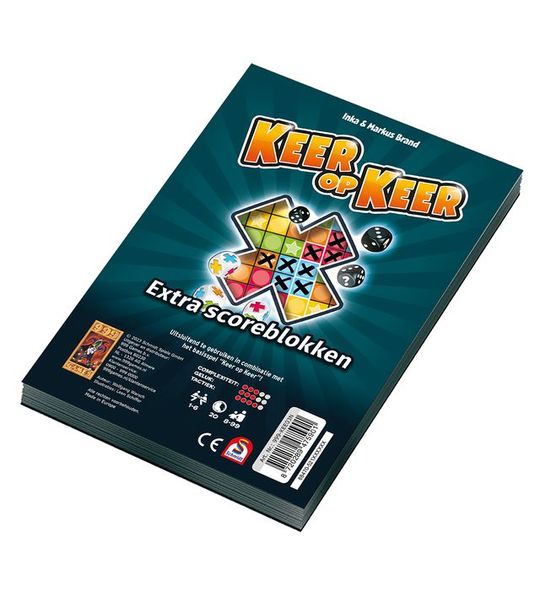 Scoreblokken Keer op Keer twee stuks Level 1 - Dobbelspel