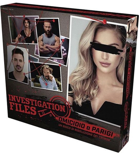 Investigation Files - Omicidio A Parigi. Gioco- Onderzoeksdossiers - Moord in Parijs. italiaans