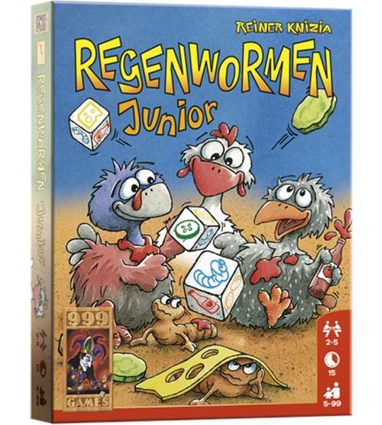 Regenwormen Junior (A13) - Dobbelspel