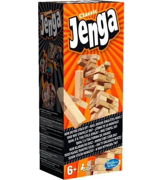 Spelvoordeelset Jenga Classic - Gezelschapsspel & Uno - Kaartspel
