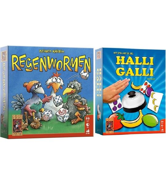 Spellenbundel Regenwormen & Halli Galli voordeelset