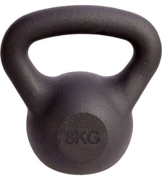 Pro Fitness 8kg gietijzeren kettlebell
