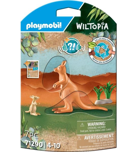PLAYMOBIL Wiltopia - Kangoeroe met welp - 71290