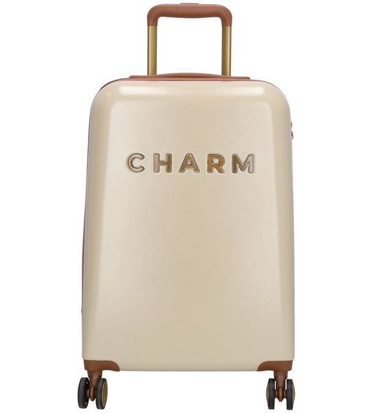 Charm London Travel Trolley S Beige