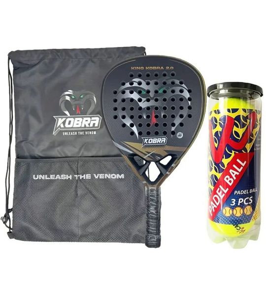 Livano Padel Racket - Padelrackets - Padelracket - Zwart