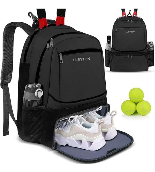 YTONET - Tennistas - Tennisrugzak - Tenniszak - Tennis rugzak - Zwart