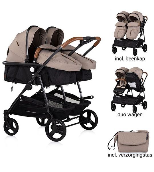 Duo Kinderwagen Chipolino Duo Smart Tiramisu