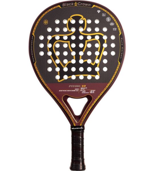 Black Crown Piton 13 - 3K (Rond) - 2025 padel racket