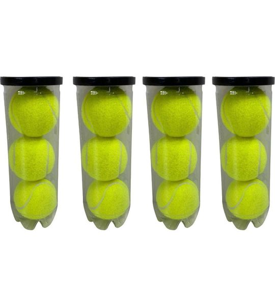 Padelballen Set 4 Kokers, 12 Ballen, 45% Wol, Recreatieve Padelballen