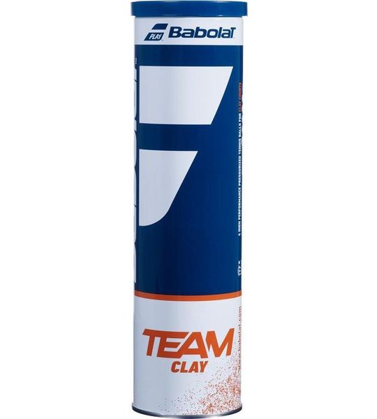 Babolat Team Clay Tube 4 Tennisballen