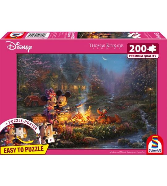 Disney, Mickey&Minnie, 200 stukjes - Puzzel