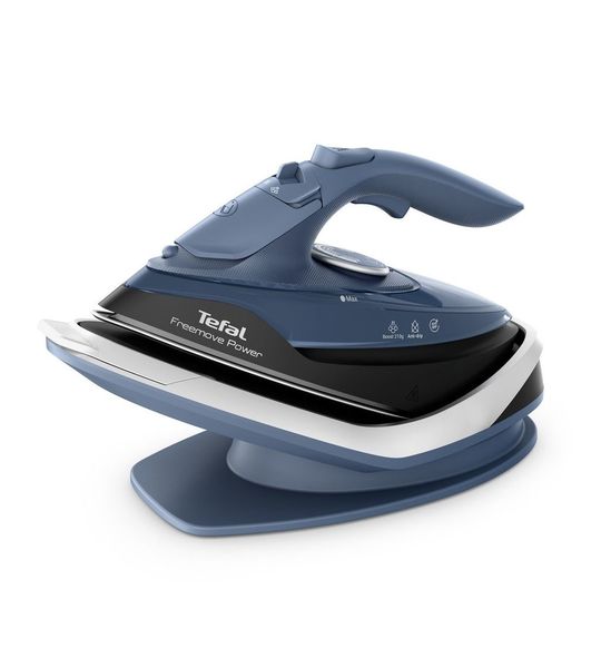 Tefal Fv6675 Freemove Power Draadloos Stoomstrijkijzer Blauw